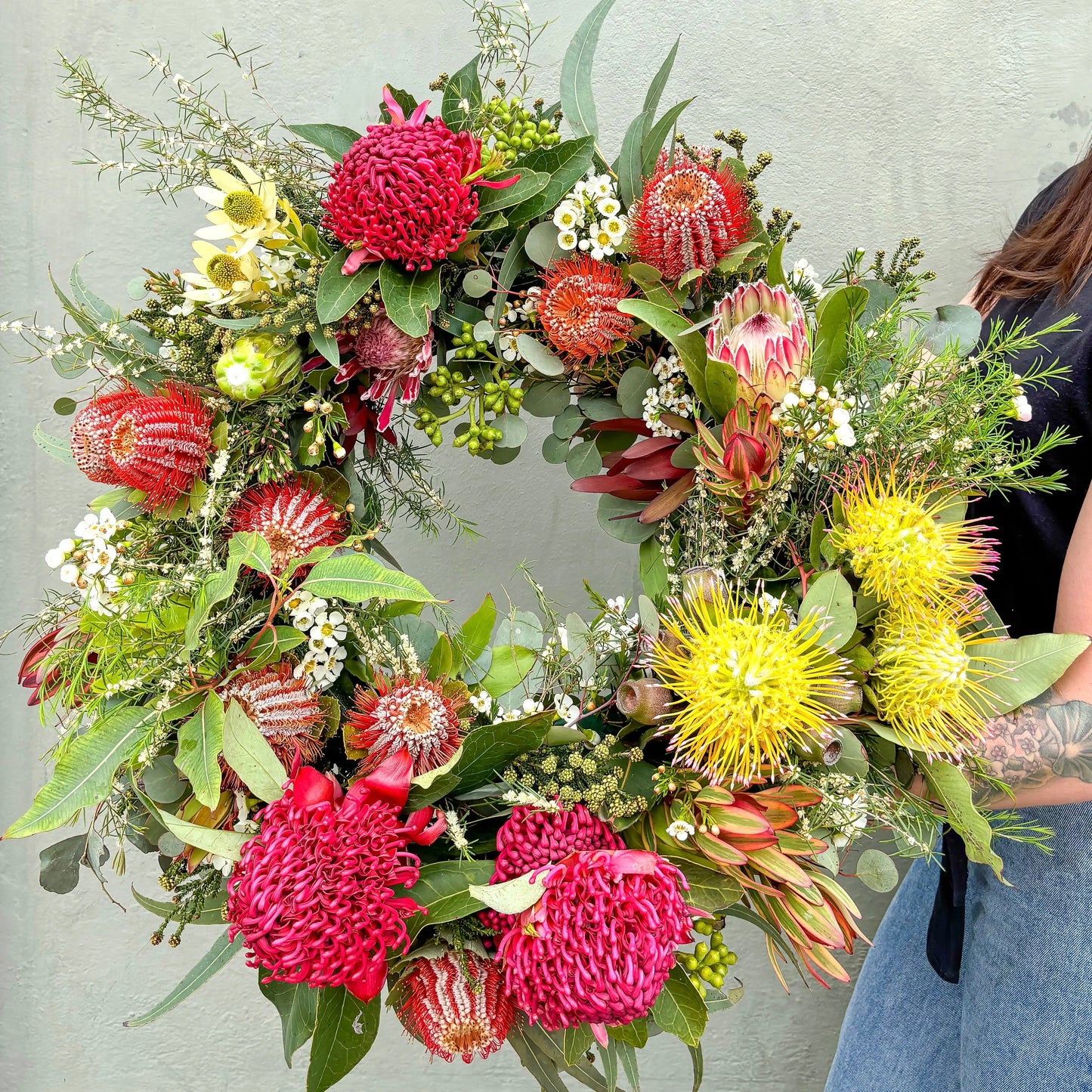 Native Flower Wreath